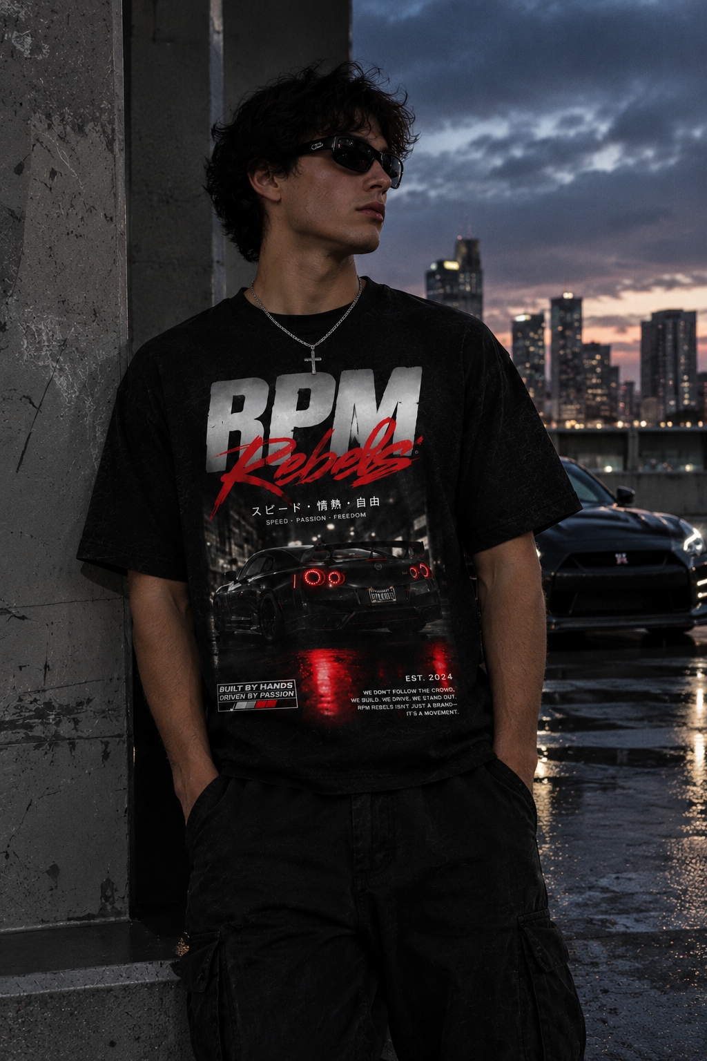 RPM Rebels Midnight Street Racer Tee