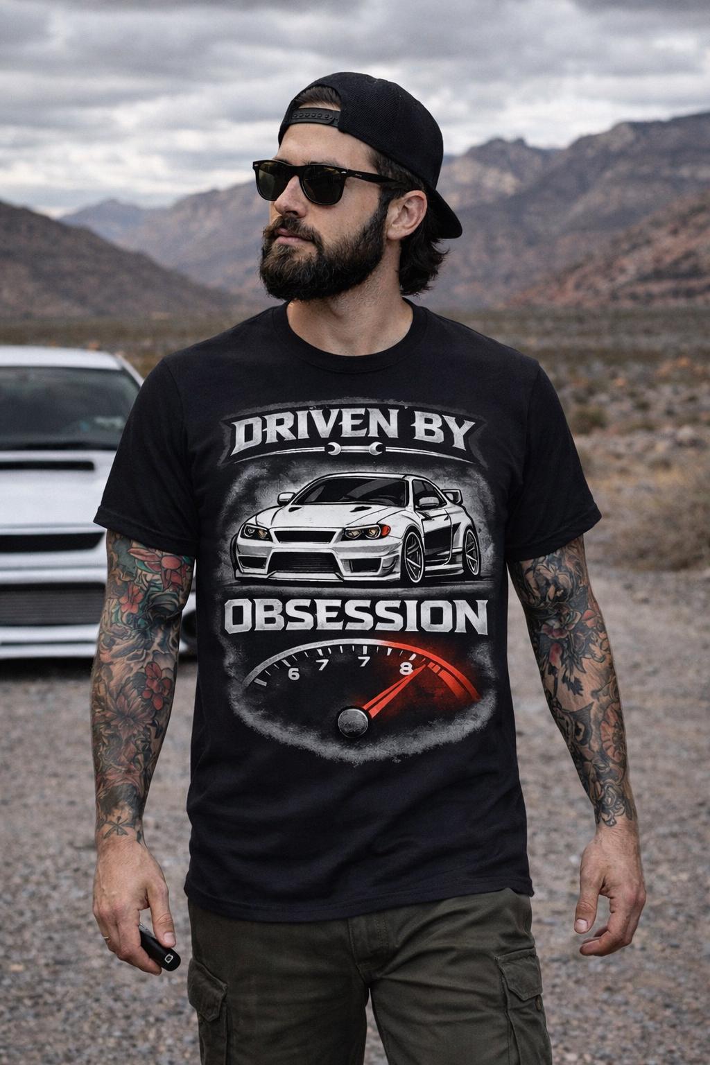 Driven by Obsession Car Graphic Tee