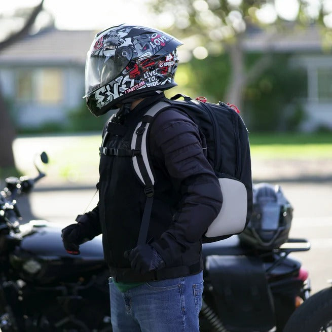 RPM Rebels Super Reflective Motorcycle Backpack