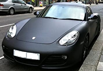 Black Matte Metallic Car Wrap Film