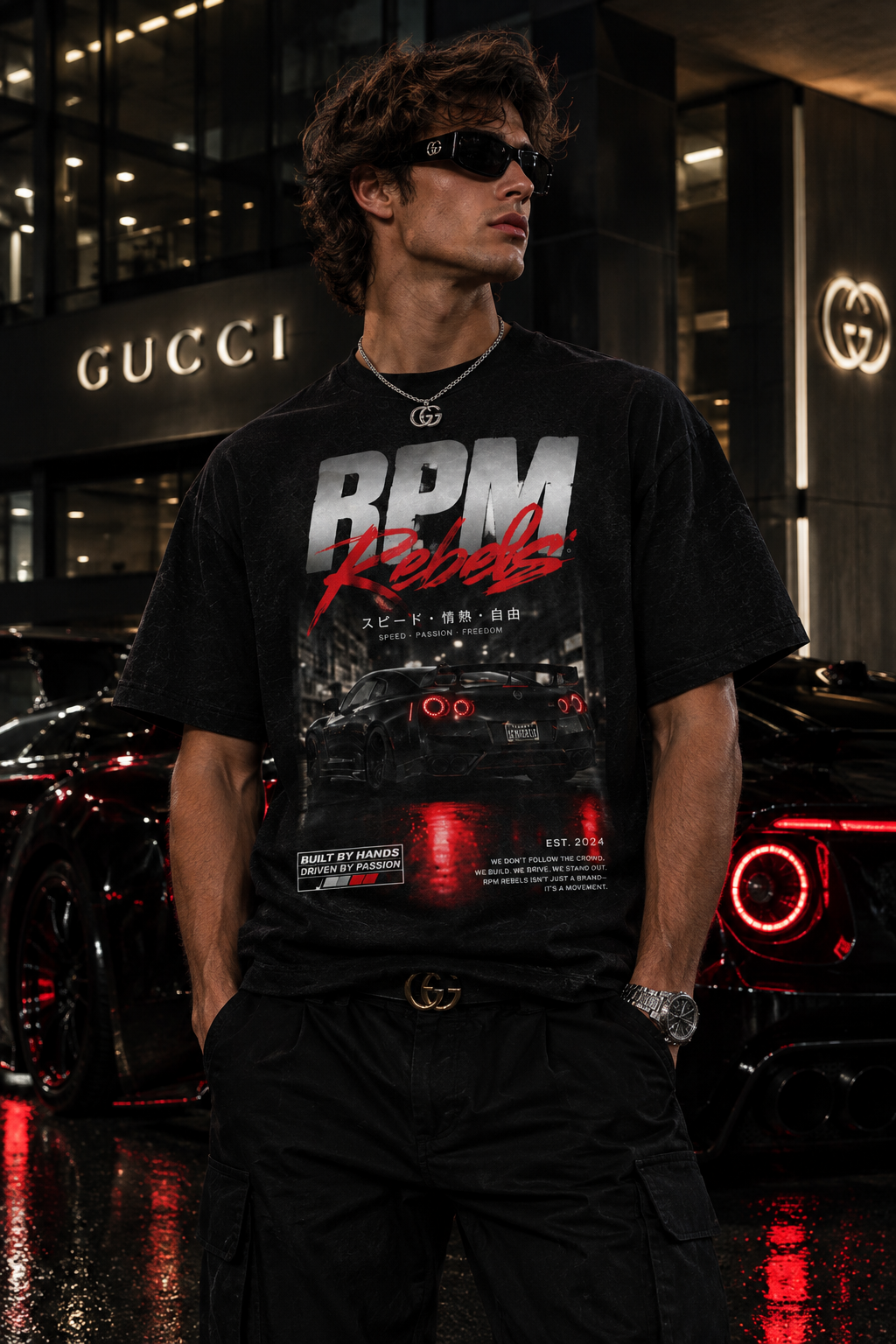 RPM Rebels Midnight Street Racer Tee