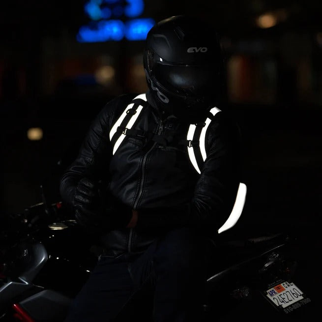 RPM Rebels Super Reflective Motorcycle Backpack