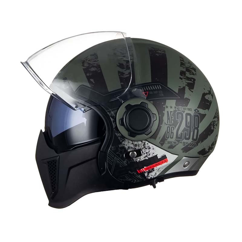 RPM Rebels Dual Lens Convertible Helmet