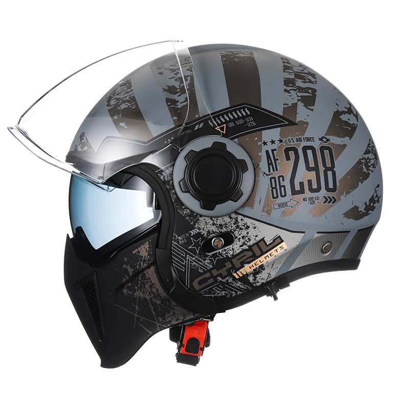 RPM Rebels Dual Lens Convertible Helmet