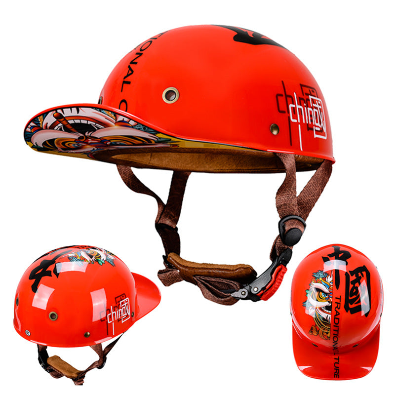 RPM Rebels Motorcycle Baseball Helmet