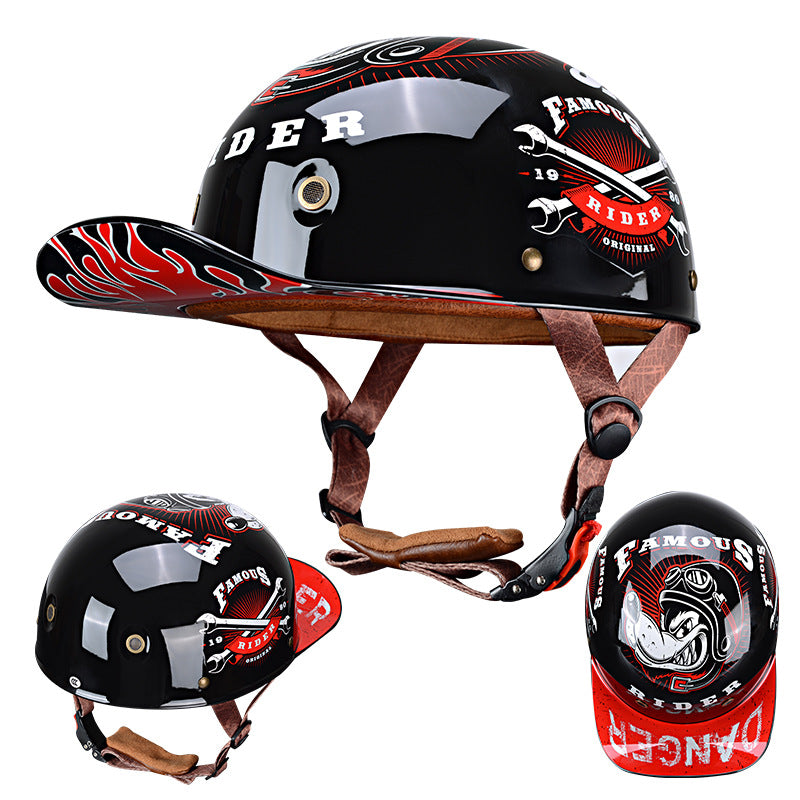 RPM Rebels Motorcycle Baseball Helmet