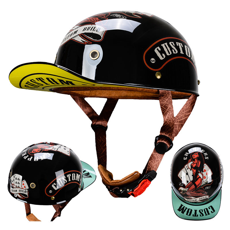 RPM Rebels Motorcycle Baseball Helmet