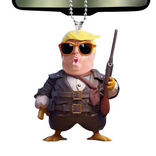 Trump Cool Gun Key Tag