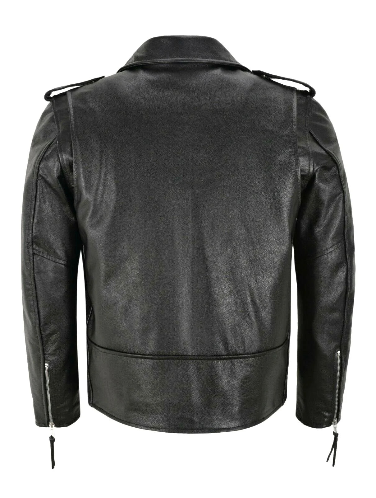 Chaqueta de cuero para motociclista informal Drip Mods