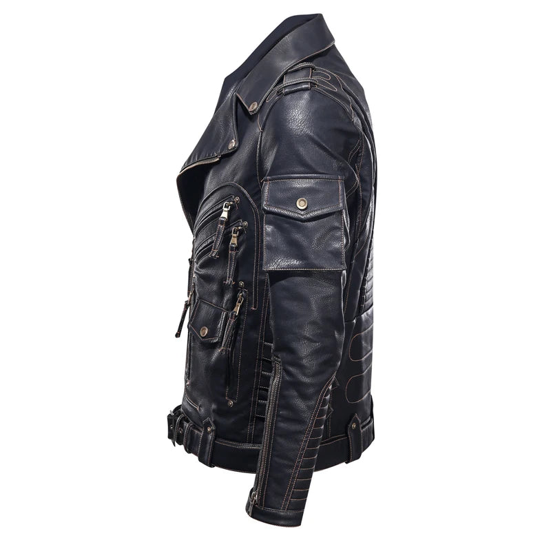 Speed Demon Motorcycle Leather Jacket