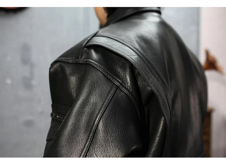 RPM Rebels Loose Black PU Leather Motorcycle Jacket