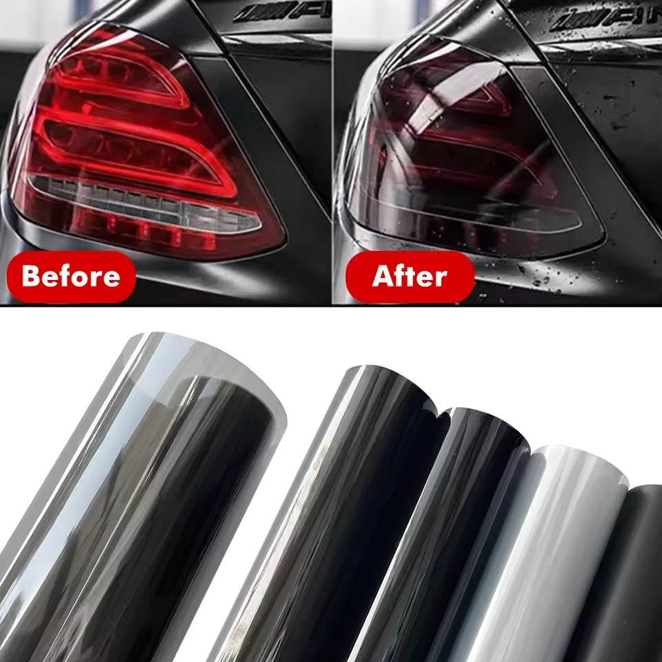 RPM Rebels Gloss Black Smoke PVC Car Headlight Tint