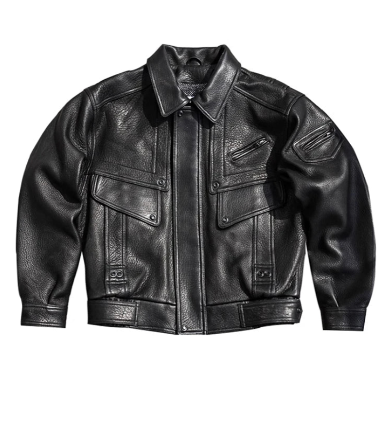 RPM Rebels Loose Black PU Leather Motorcycle Jacket