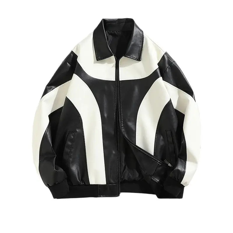 RPM Rebels Hip Hop Style Faux Leather Motorcycle Jacket