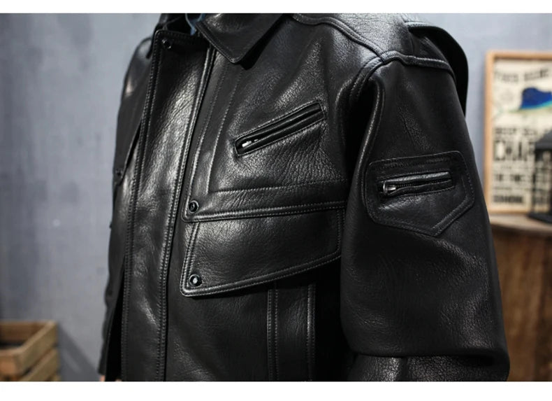 RPM Rebels Loose Black PU Leather Motorcycle Jacket