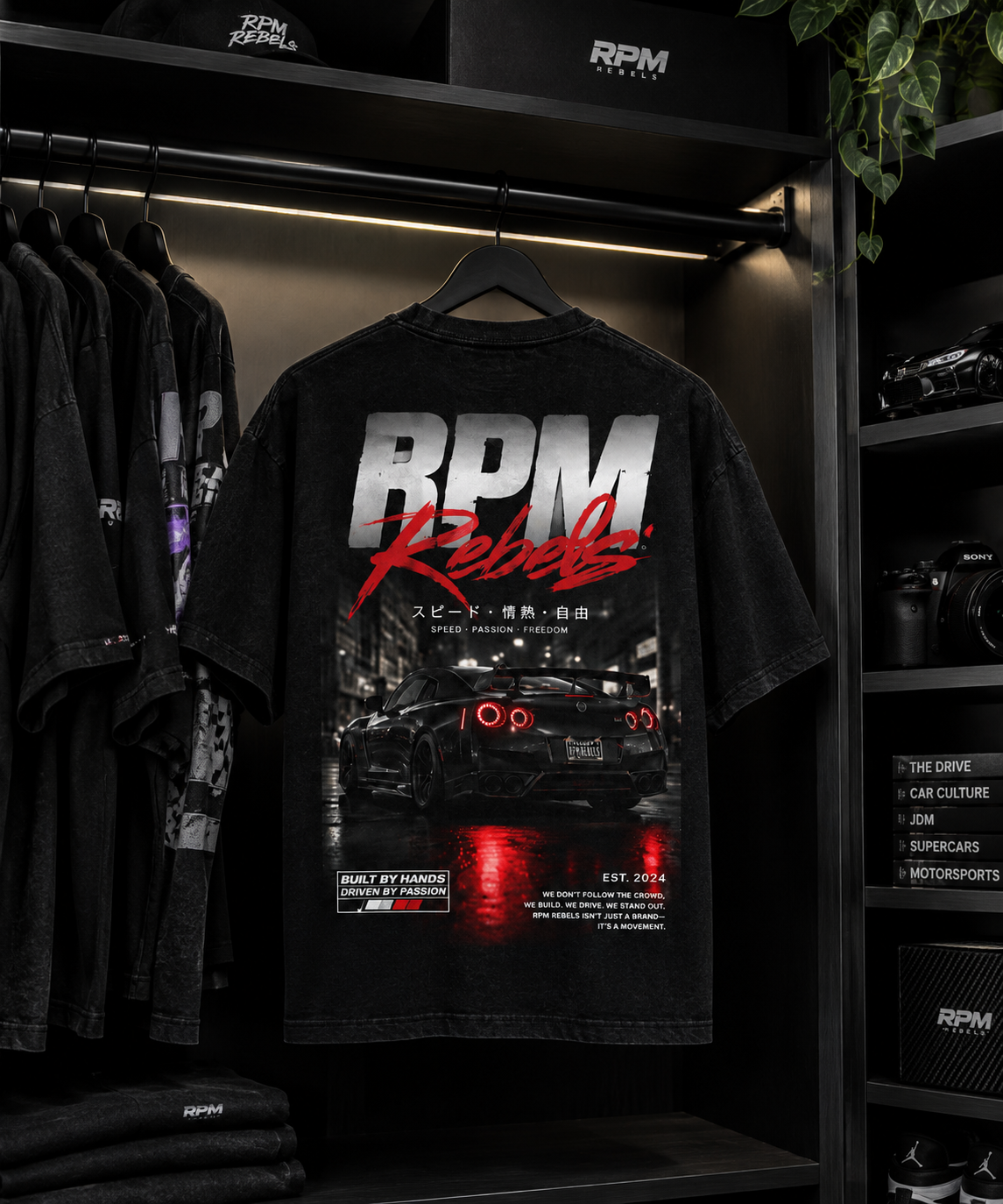 RPM Rebels Midnight Street Racer Tee