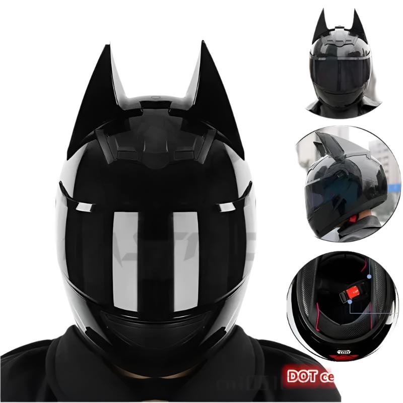 RPM Rebels Electric Batman Motorcycle Helmet