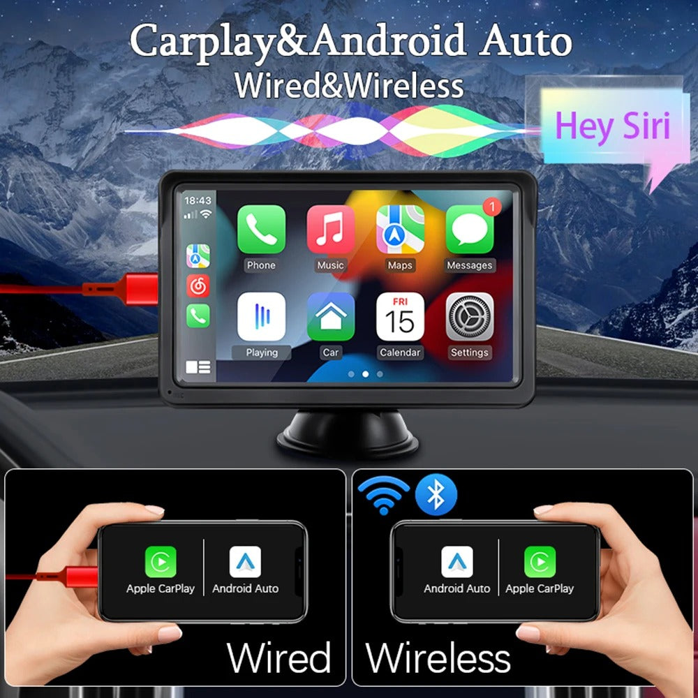 RPM Rebels Universal 7 Inch Carplay With USB AUX