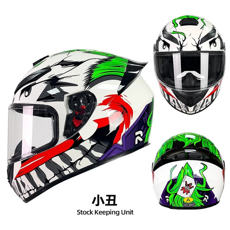 RPM Rebels Joker Full Face Motor Helmet