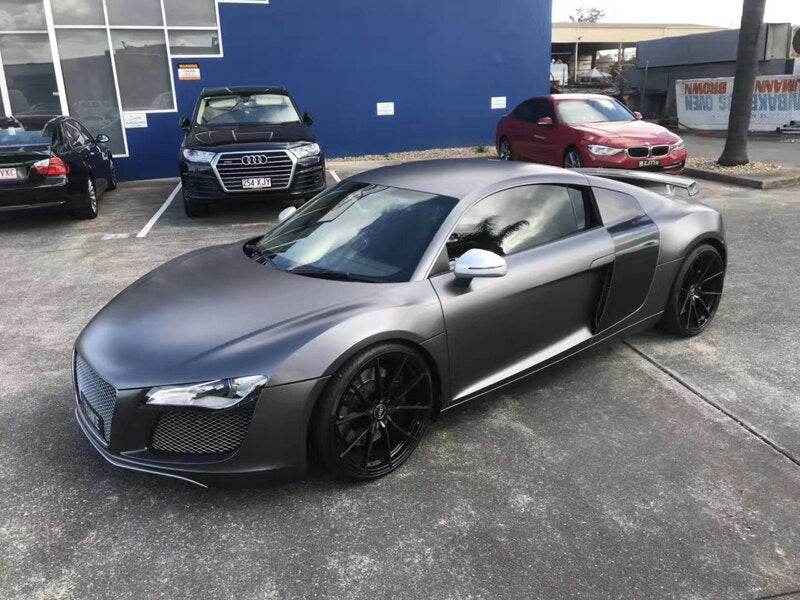 Black Matte Metallic Car Wrap Film