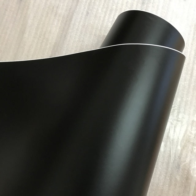 Black Matte Metallic Car Wrap Film